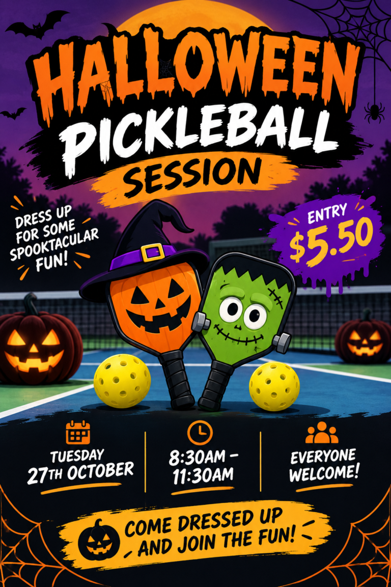 HALLOWEEN PICKLEBALL SESSION